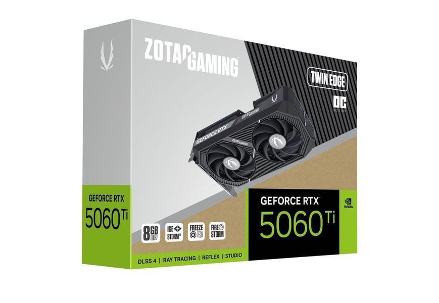 Відеокарта Zotac GeForce RTX 5060 Ti GAMING Twin Edge OC (ZT-B50610H-10M) 819534 фото