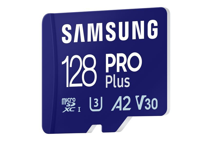 Samsung 128 GB microSDXC UHS-I U3 V30 A2 Class 10 PRO Plus (MB-MD128SB/WW) 606086 фото