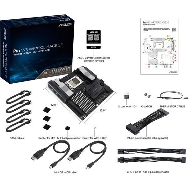 ASUS Pro WS WRX90E-SAGE SE (90MB1FW0-M0EAY0) 882036 фото
