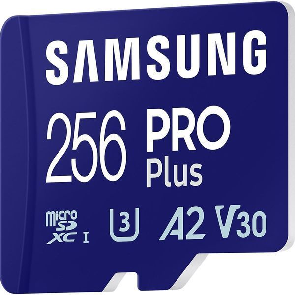Samsung 256 GB microSDXC UHS-I U3 V30 A2 PRO Plus + Reader (MB-MD256SB) 427820 фото