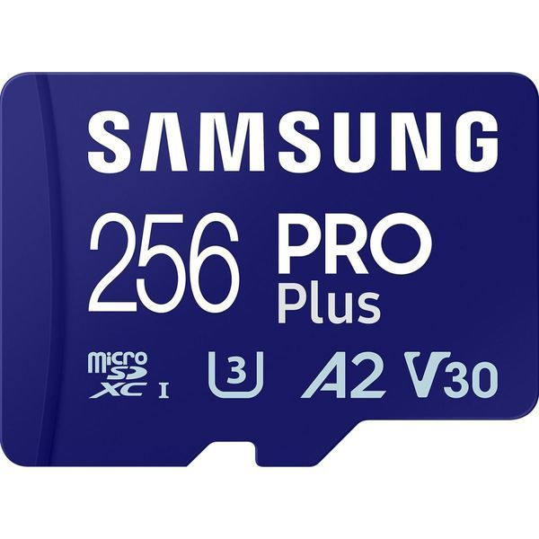 Samsung 256 GB microSDXC UHS-I U3 V30 A2 PRO Plus + Reader (MB-MD256SB) 427820 фото