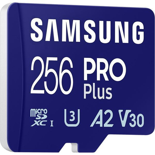 Samsung 256 GB microSDXC UHS-I U3 V30 A2 PRO Plus + Reader (MB-MD256SB) 427820 фото