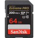 SanDisk 64 GB SDXC UHS-I U3 V30 Extreme PRO (SDSDXXU-064G-GN4IN) 396911 фото 1