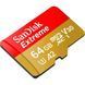 SanDisk 64 GB microSDXC UHS-I Extreme A2 + SD adapter (SDSQXAH-064G-GN6AA) 104828 фото 3