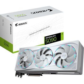 Відеокарта Gigabyte GeForce RTX 5090 AORUS STEALTH ICE (GV-N5090AORUSST ICE-32GD) 984692 фото