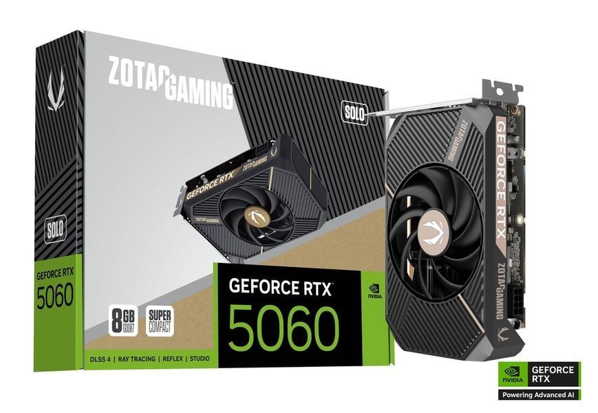 Відеокарта Zotac GeForce RTX 5060 GAMING SOLO (ZT-B50600G-10L) 305310 фото
