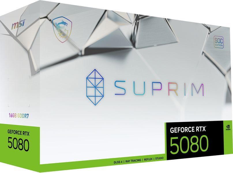 Відеокарта MSI GeForce RTX 5080 SUPRIM OC (RTX 5080 16G SUPRIM OC) 945904 фото