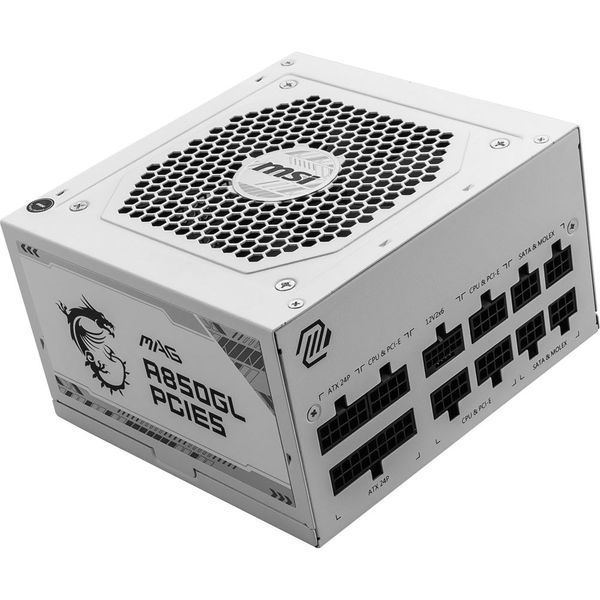 MSI MAG A850GL PCIE5 WHITE (MAG A850GL PCIE5 WHITE) 424226 фото