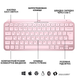 Logitech MX Keys Mini Rose (920-010500) 768586 фото 8