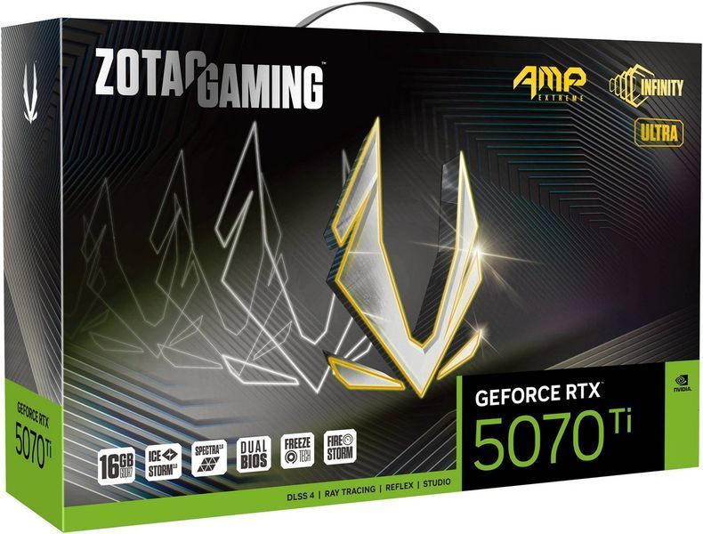 Відеокарта Zotac GeForce RTX 5070 Ti GAMING AMP Extreme INFINITY ULTRA (ZT-B50710BU-10P) 972649 фото