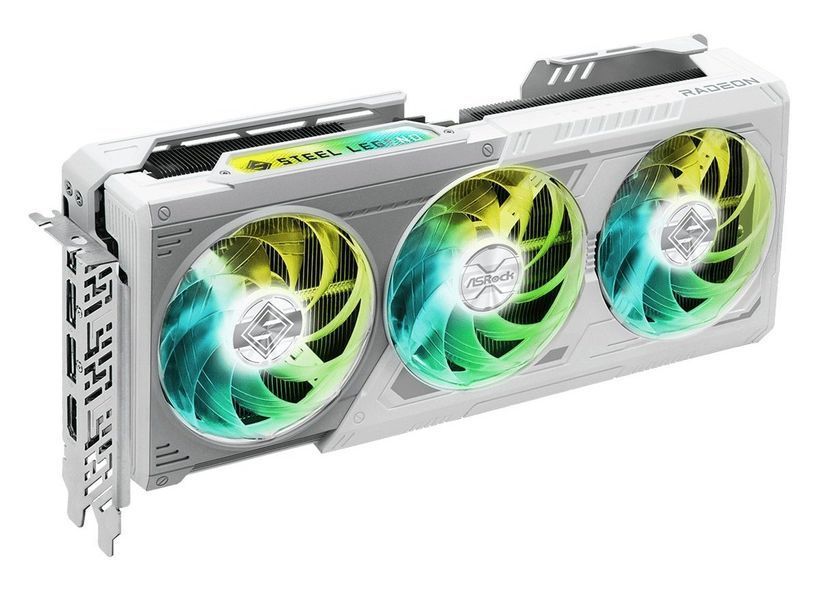 Відеокарта ASRock Radeon RX 9060 XT Steel Legend OC (RX9060XT SL 16GO) 496746 фото