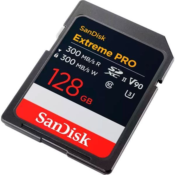 SanDisk 128 GB SDXC Extreme Pro UHS-II U3 V90 Class 10 (SDSDXDM-128G-GN4IN) 591461 фото
