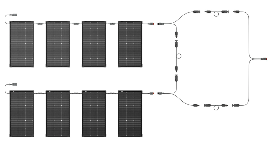 Кабель EcoFlow Solar MC4 Parallel Connection Cable (EFPV-LTY2CBL0.3M) EFPV-LTY2CBL0.3M фото