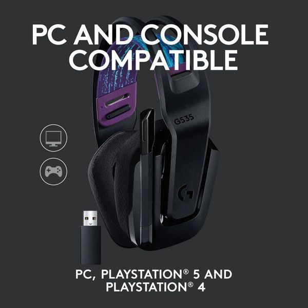 Logitech G535 Lightspeed Wireless Black (981-000972) 408970 фото