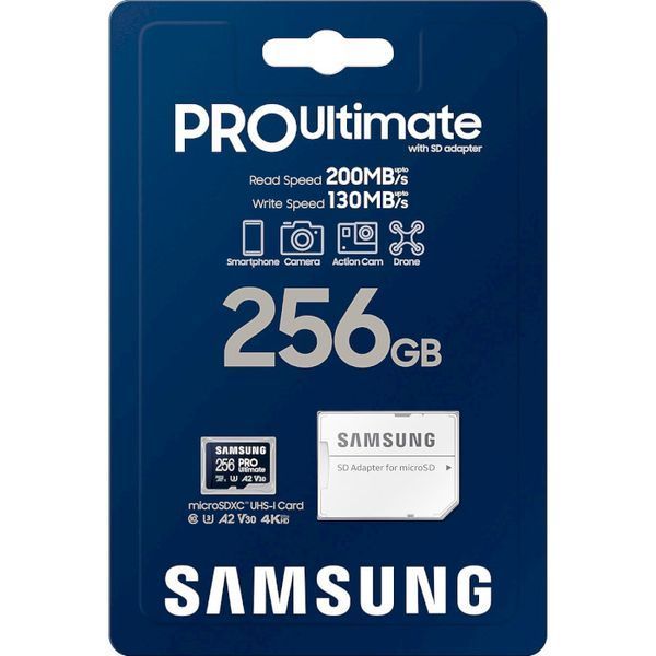 Samsung 256 GB PRO Ultimate microSD card (MB-MY256SA) 265674 фото
