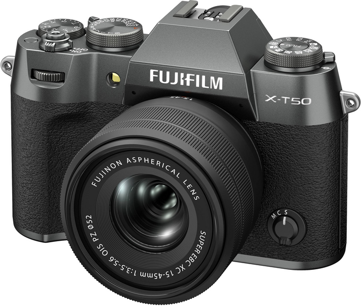 Fujifilm X-T50 kit 15-45mm f/3,5-5,6 Charcoal Silver (16828923) 900581 фото