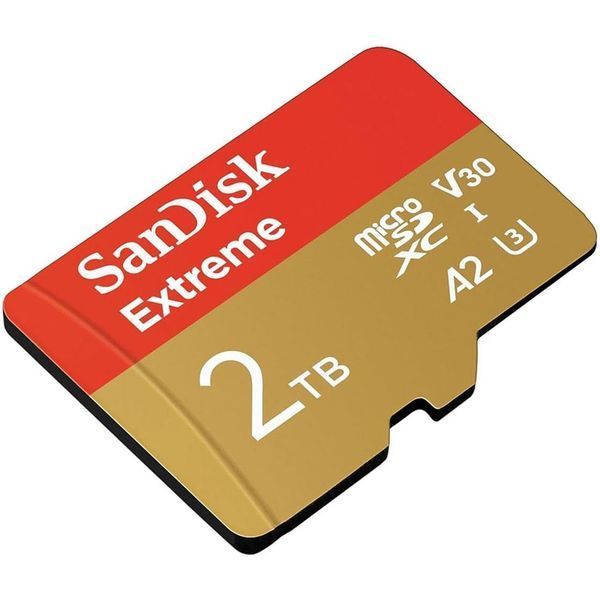SanDisk 2 TB microSDXC U3 V30 A2 Extreme + Adapter SD (SDSQXAV-2T00-GN6MA) 457897 фото