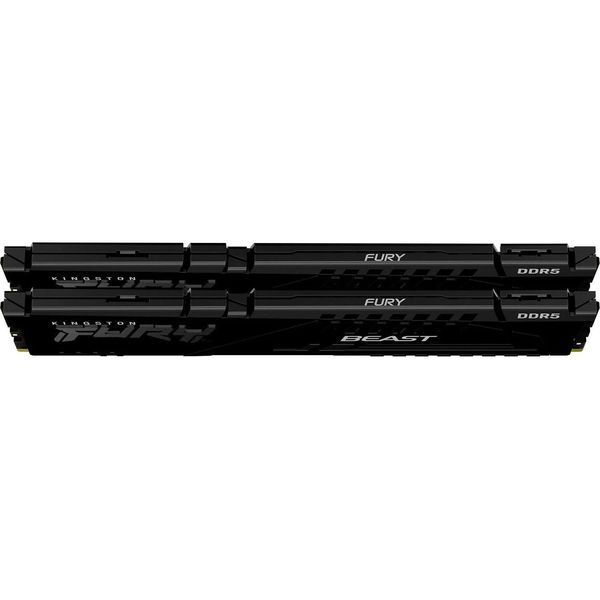 Kingston FURY 32 GB (2x16GB) DDR5 6000 MHz Beast Black (KF560C30BBK2-32) 658519 фото