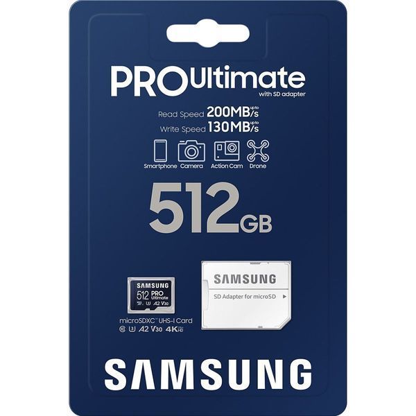 Samsung 512 GB PRO Ultimate microSD card (MB-MY512SA) 478063 фото