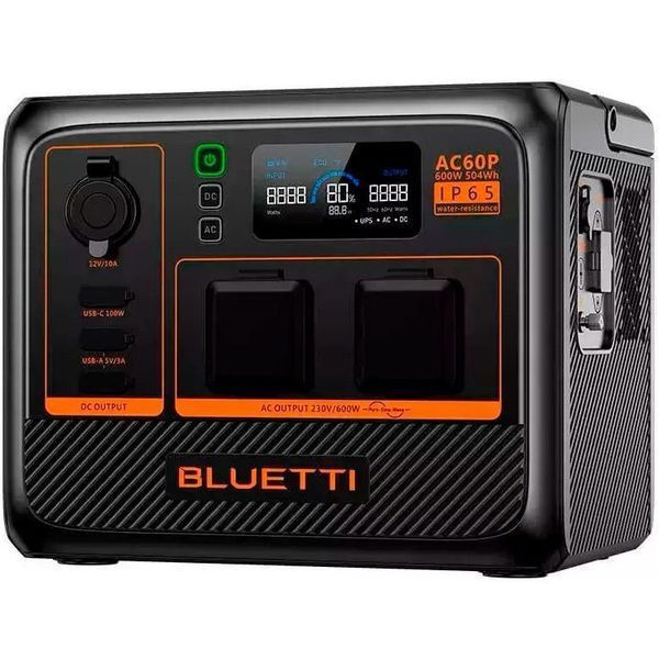 Зарядна станція BLUETTI AC60P (P-AC60P-EU-GY-BL-010) 572996 фото