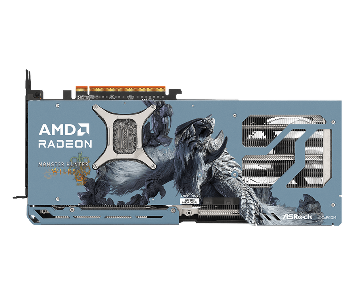 Відеокарта ASRock Radeon RX 9070 XT Monster Hunter Wilds Edition (RX9070XT MH 16G) 113193 фото