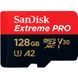SanDisk 128 GB microSDXC UHS-I U3 Extreme Pro + SD Adapter (SDSQXCD-128G-GN6MA) 420282 фото 3