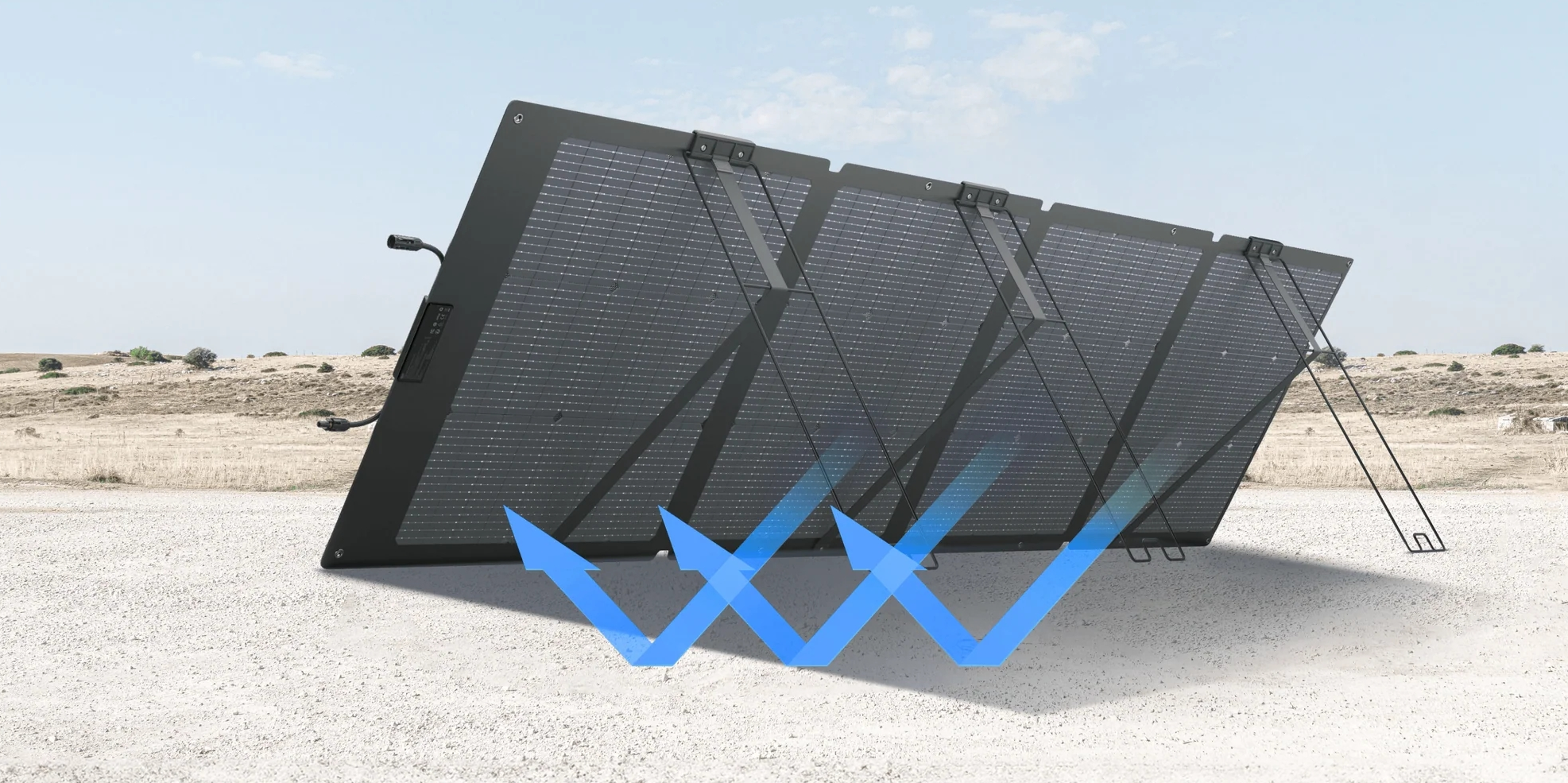 EcoFlow 220W NextGen Bifacial   двусторонний дизайн